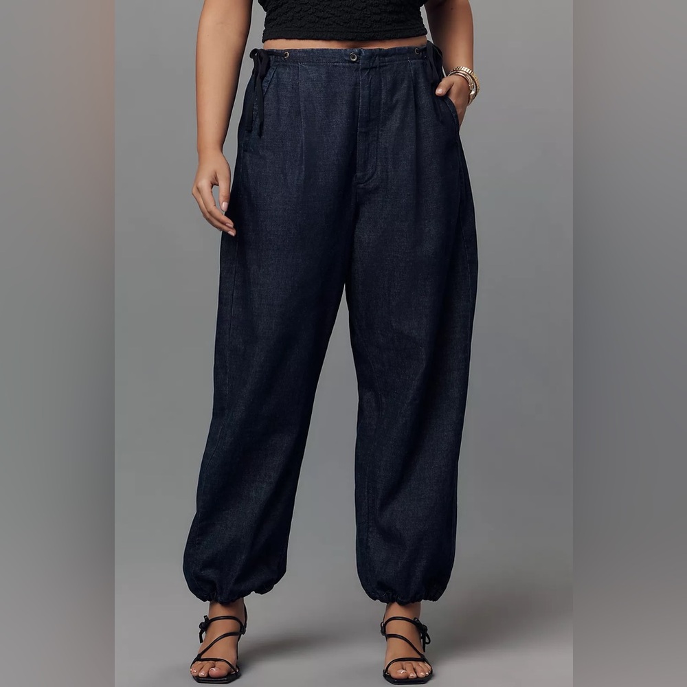 Anthropologie Pilcro Mid-Rise Pull-On Jogger Jeans New Size 32 - Picture 5 of 8